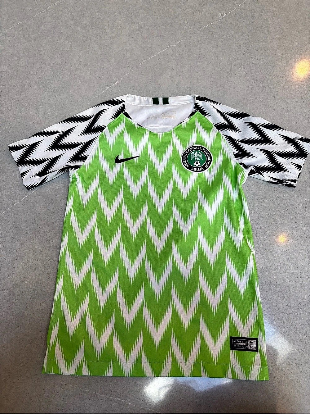 Nike Nigeria 2018 Authentic Jersey Size Small Like New